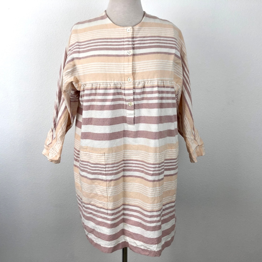 Mara Hoffman Organic Cotton Dress Sand Stripes